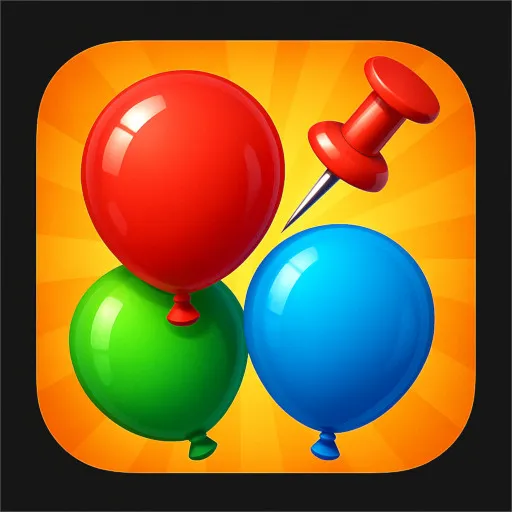 تفجير البالونات الملونة: Burst It Right - لعبة مجانية عبر المتصفح