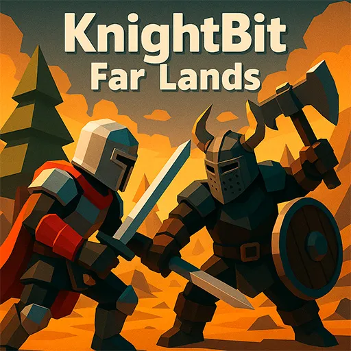 KnightBit: Far Lands | معارك الفرسان والفايكنج الملحمية أونلاين