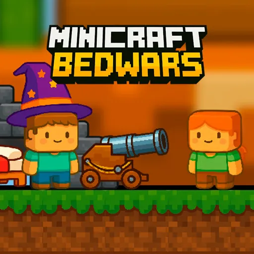 Minicraft Bedwars: حرب الأسرة للاعبين - العب مجانًا!