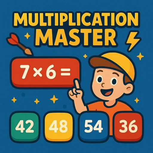 Multiplication Master: تحدي الضرب الذهني - لعبة رياضيات مجانية