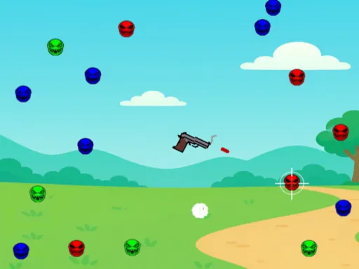 RGB Shooter: لعبة إطلاق نار ملونة سريعة عبر المتصفح